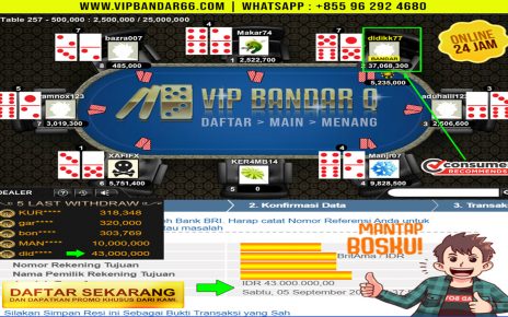 Buktikan Anda Pemenang Di Vip BandarQ