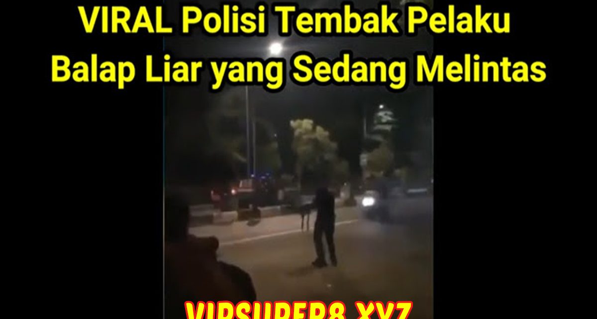 Viral Balapan Liar Ditembaki Polisi