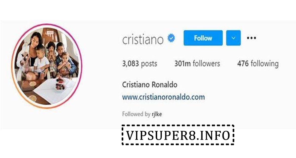 CR7 Orang Pertama yang Capai 300 M Followers IG