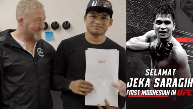 Jeka Saragih Dapat Kontrak dari UFC 
