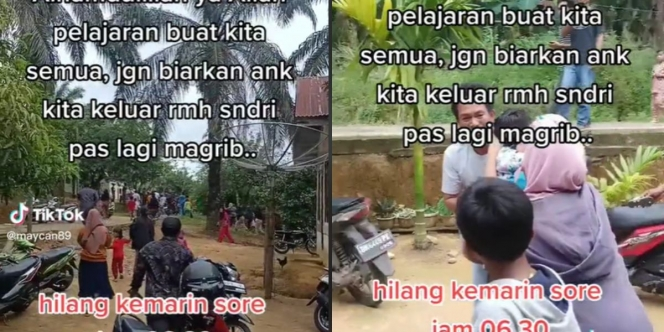 Viral Bocah Hilang Waktu Magrib, Ditemukan 