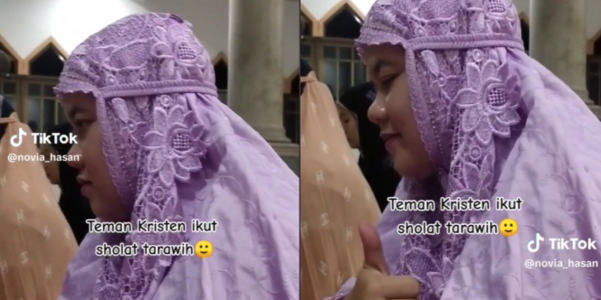 Momen Wanita Non Muslim Ikut Sholat Tarawih