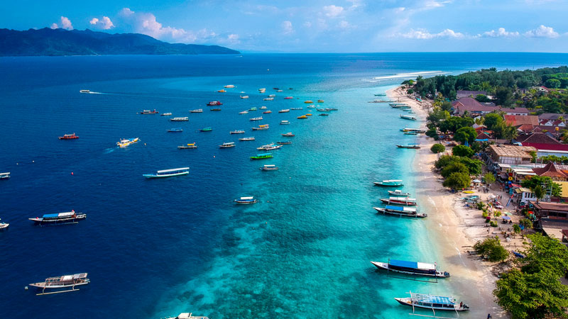 Keindahan Menakjubkan Pantai Gili Trawangan Lombok